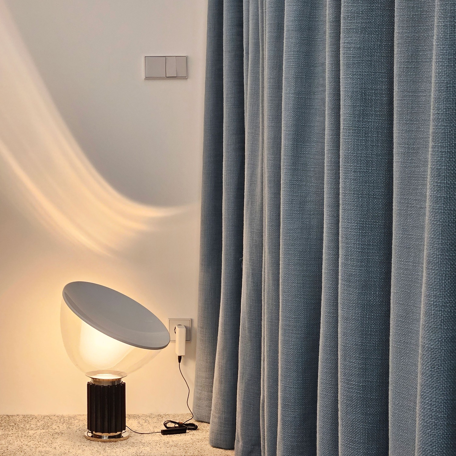 Office studio point curtain styling